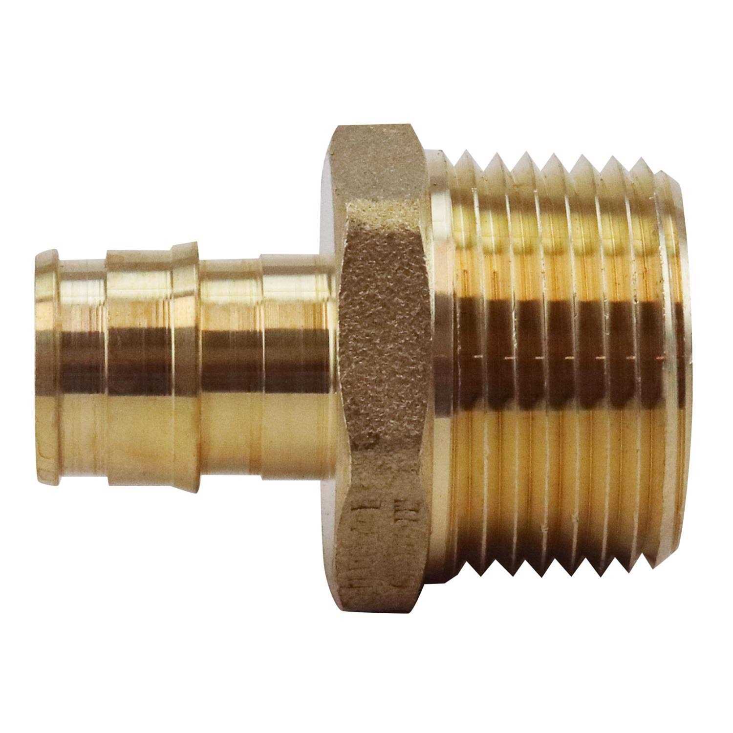 Apollo Retail 1/2 In. x 3/4 In.Brass Insert Fitting MIP PEX A Adapter EPXMA1234 - Cheap Fitting