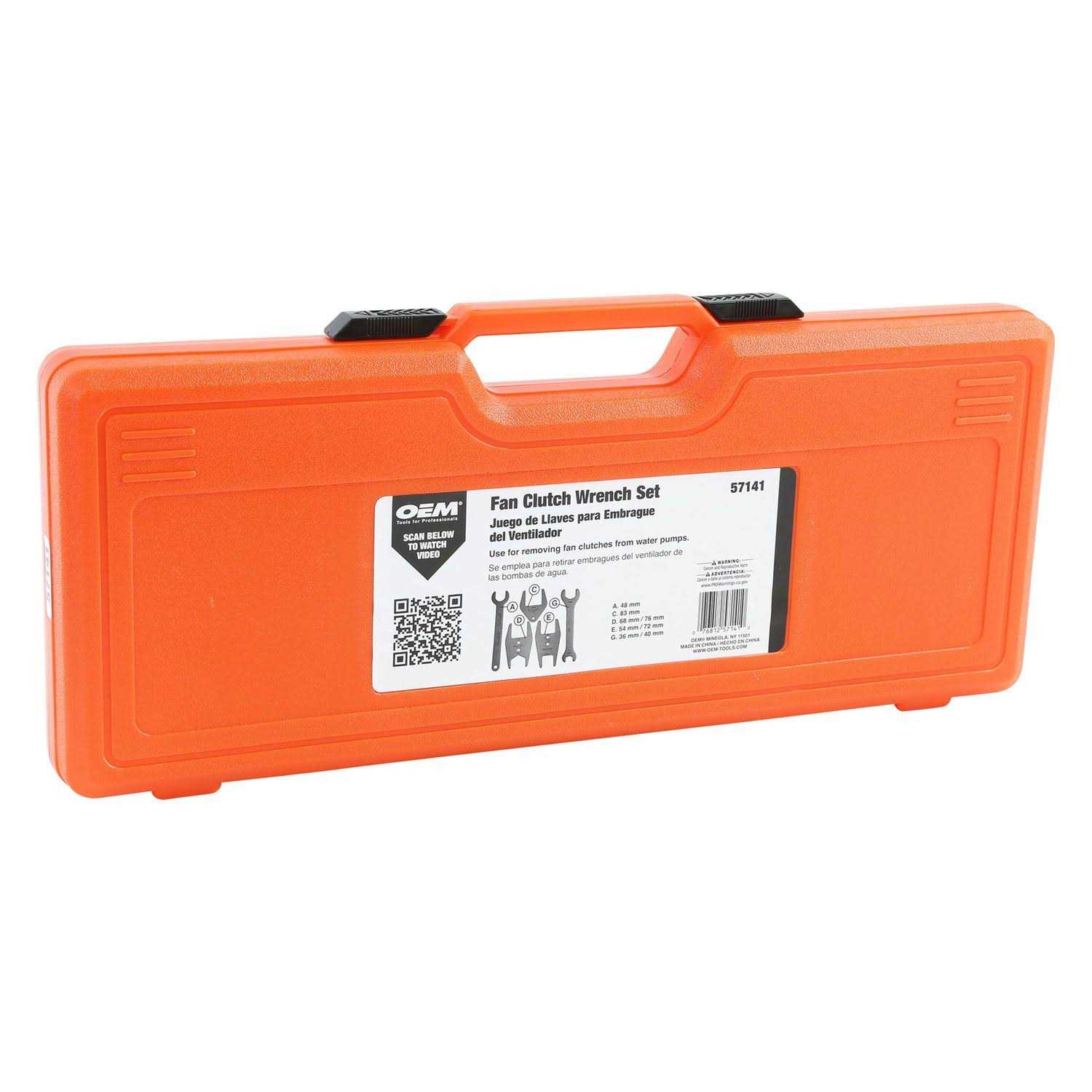 OEMTOOLS Fan Clutch Wrench Set 5 Piece at AutoZone - Cheap Fitting