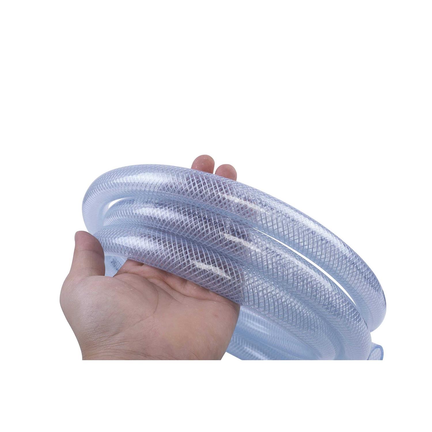 Junzhida High Pressure Braided Clear Flexible Pvc Tubing 3/4 ID - Cheap Fitting