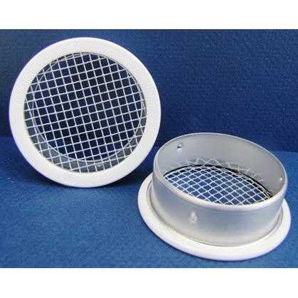 Round Open Screen Vent w mesh - Cheap Fitting