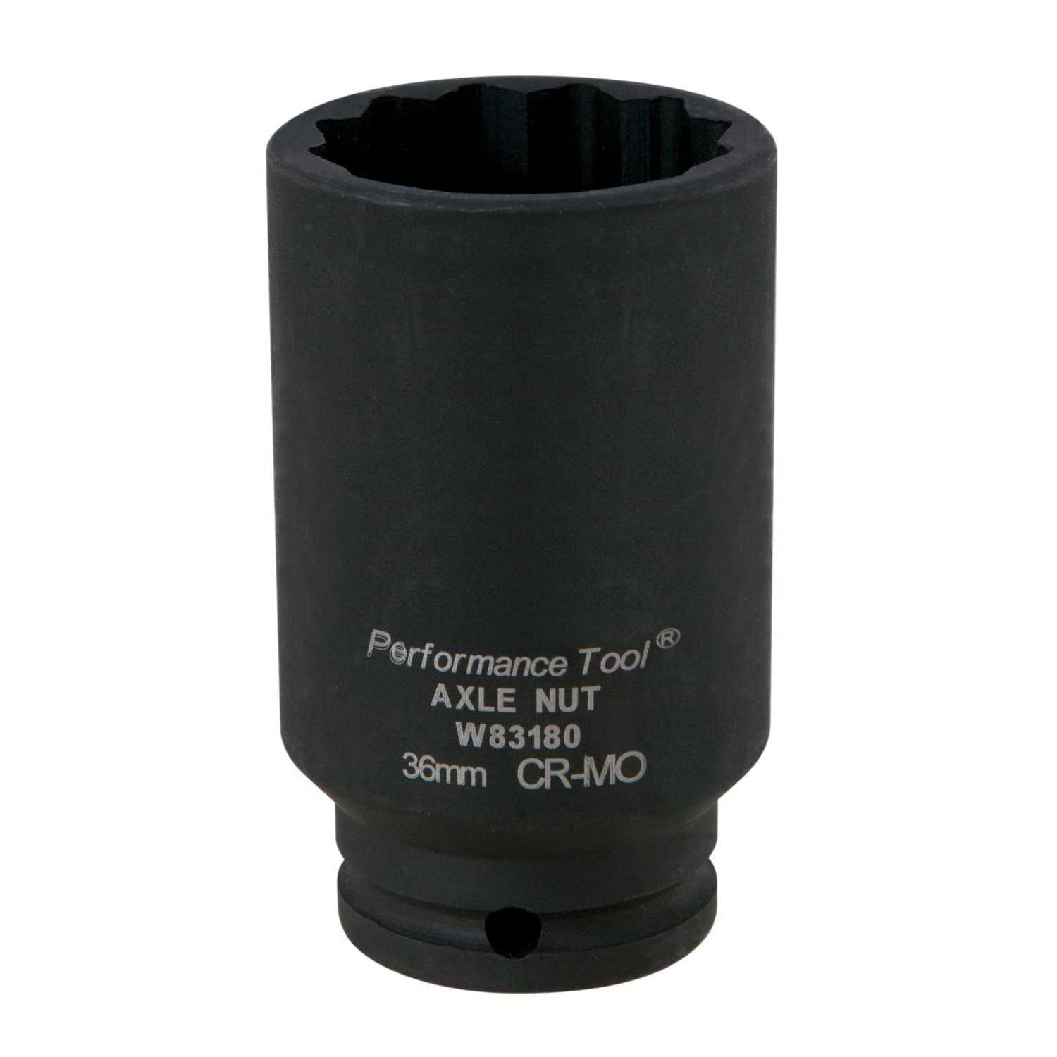 Performance Tool Axle Nut Socket 36mm W83180 - Cheap Fitting