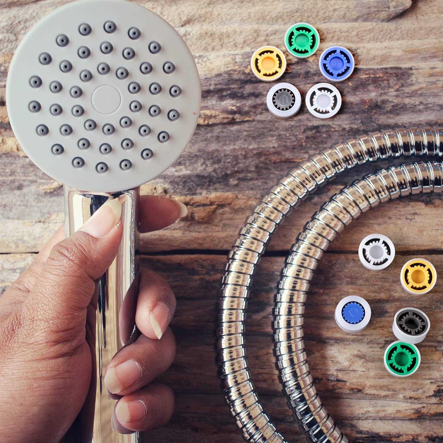 PAGOW 10pcs Shower Flow Reducer Limiter gpm 1.5 1.8 2.0 2.5 3.0 Shower Head Flow Restrictor - Cheap Fitting