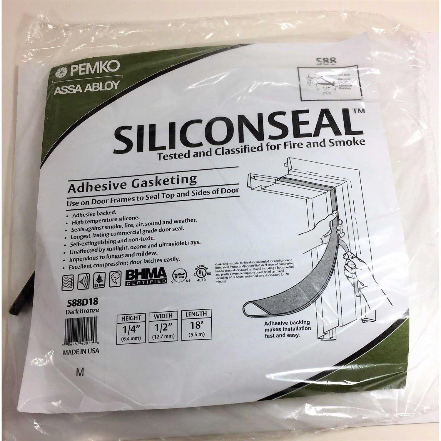 Pemko S88D18 18 ft. Adhesive Perimeter Gasketing - Cheap Fitting