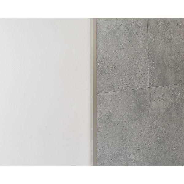 47.2 x 0.6 Metal Edge Trim in Silver Innovera Decor by Palram - Cheap Fitting