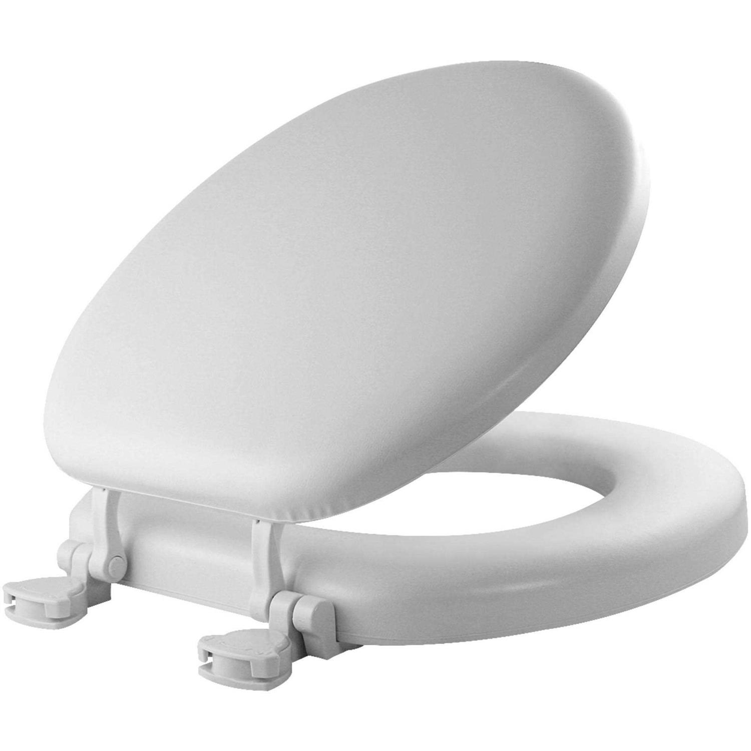 Mayfair Round White Soft Toilet Seat - Cheap Fitting