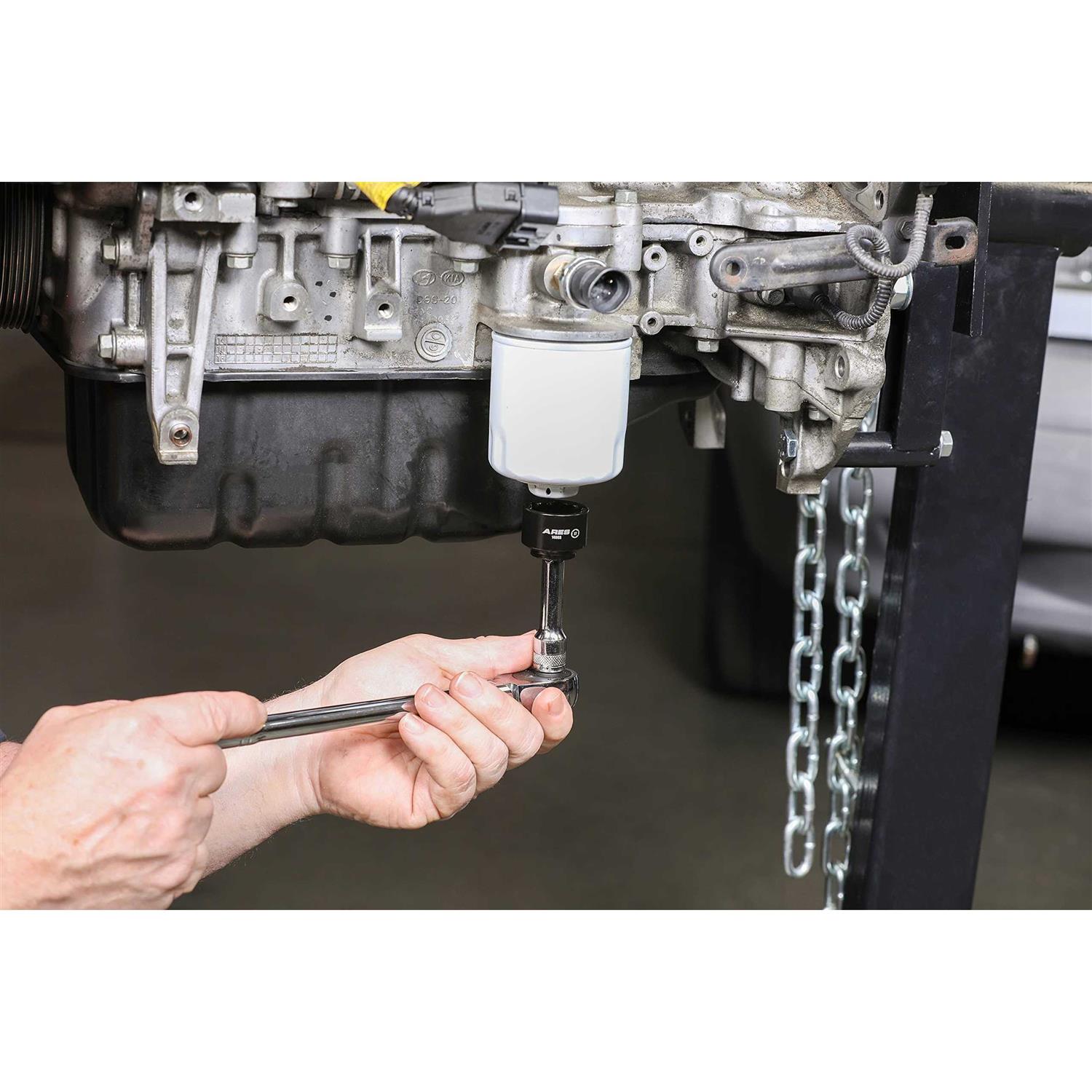 Ares Low Profile Fuel Filter Socket Low Profile Design for Easy Access - Cheap Fitting