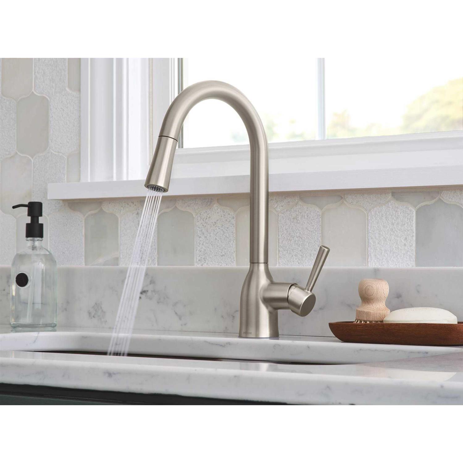 Moen Adler Handle Pull Down Kitchen Faucet - Cheap Fitting