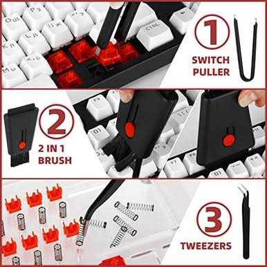 Yimagujrx Runjrx 32 Switches Acrylic Lube Station,Keyboard Lube Kit,Switch Opener,Switch Lube,Switch Puller,Keycap Puller,Switch Lube Tool - Cheap Fitting