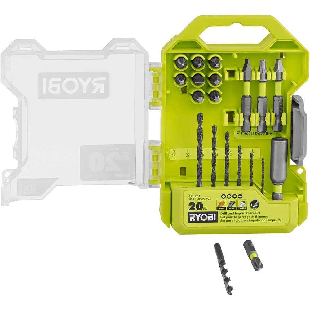 RYOBI 20 PC. Drill and Impact Drive Set - Cheap Fitting