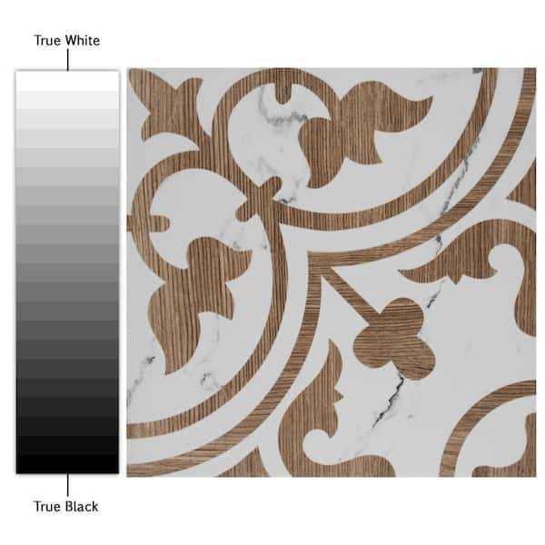 Llama Arte Loire 10 x 10 Porcelain Patterned Wall & Floor Tile Merola Tile - Cheap Fitting