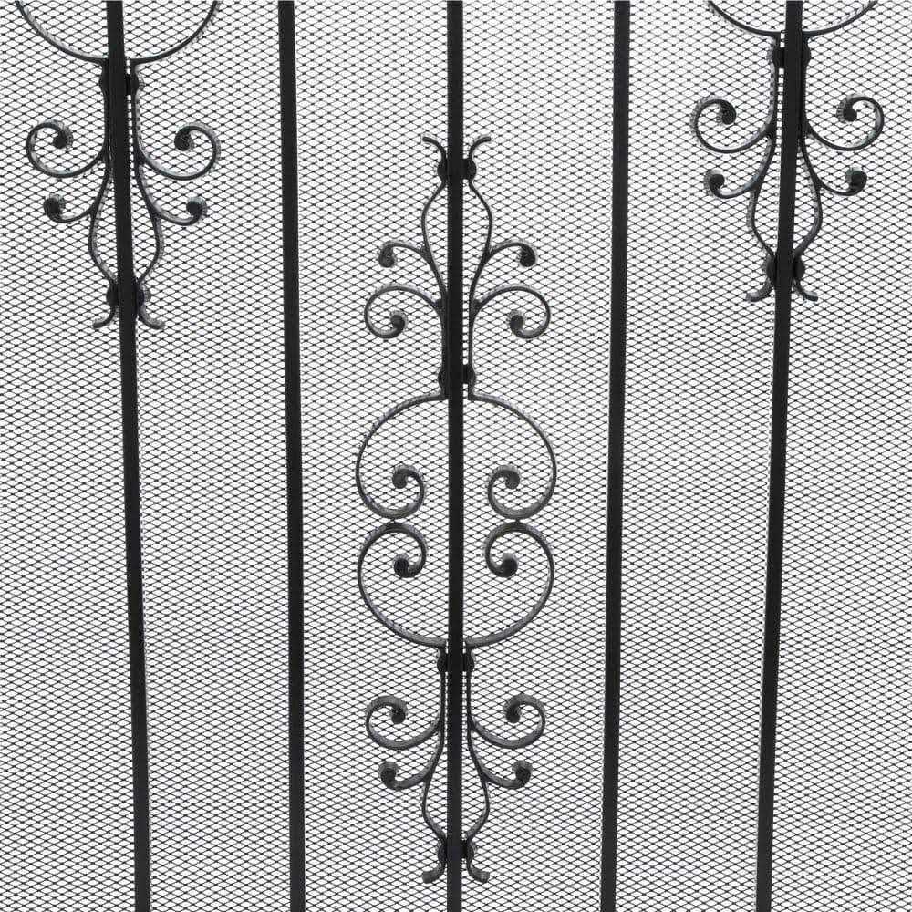 Unique Home Designs 36 in. x 80 in. El Dorado Surface Mount Outswing Steel Security Door with Heavy-Duty Expanded Metal Screen - Cheap Fitting