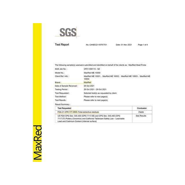 Maxred 318601302 Meat Probe Thermometer Gauge Thermistor Replacement for Electrolux - Cheap Fitting