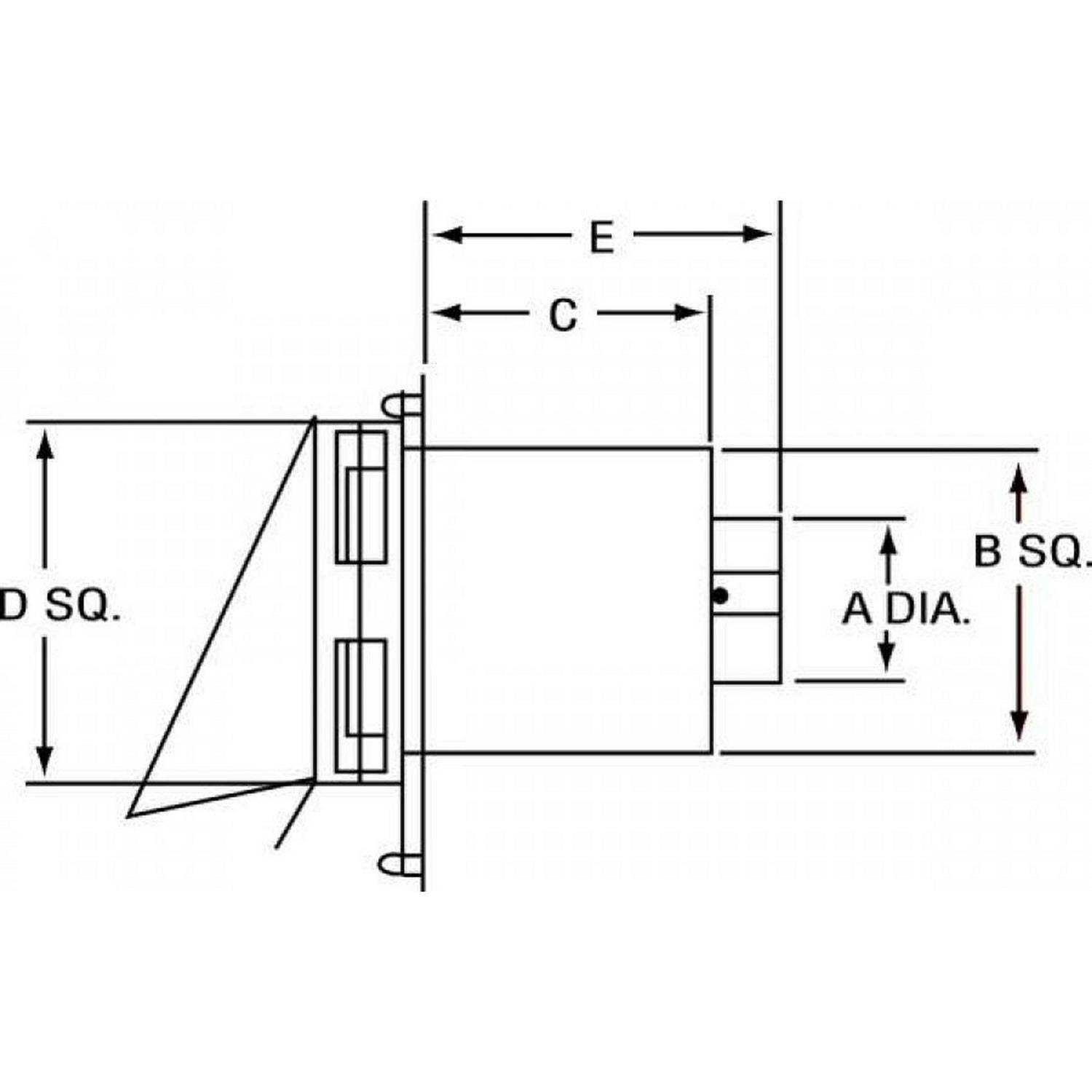 Tjernlund VH1-4 Sidewall Vent Hood - Cheap Fitting