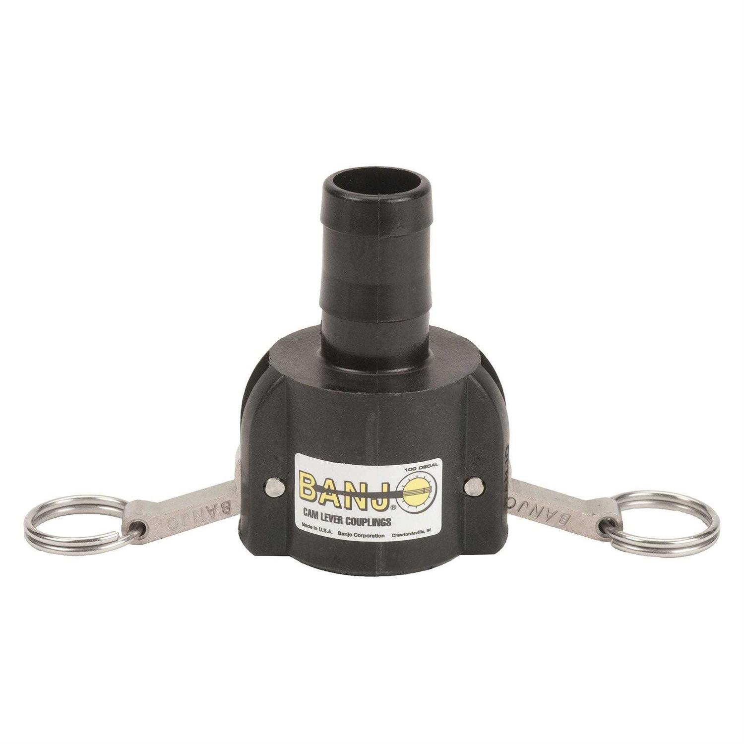 Banjo 100C 1 Female Coupler x Hose Shank Cam Lever Coupling - Cheap Fitting