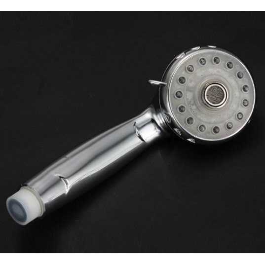 Dream Spa Dreamspa All Chrome Water Temperature Color Changing 5 Setting LED Handheld Shower - Cheap Fitting