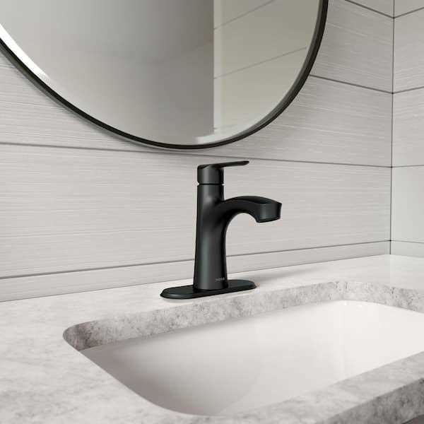 MOEN Findlay Single-Handle Single-Hole Bathroom Faucet - Cheap Fitting