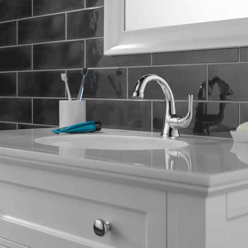 Delta Kayra Single Handle Bathroom Faucet - Cheap Fitting