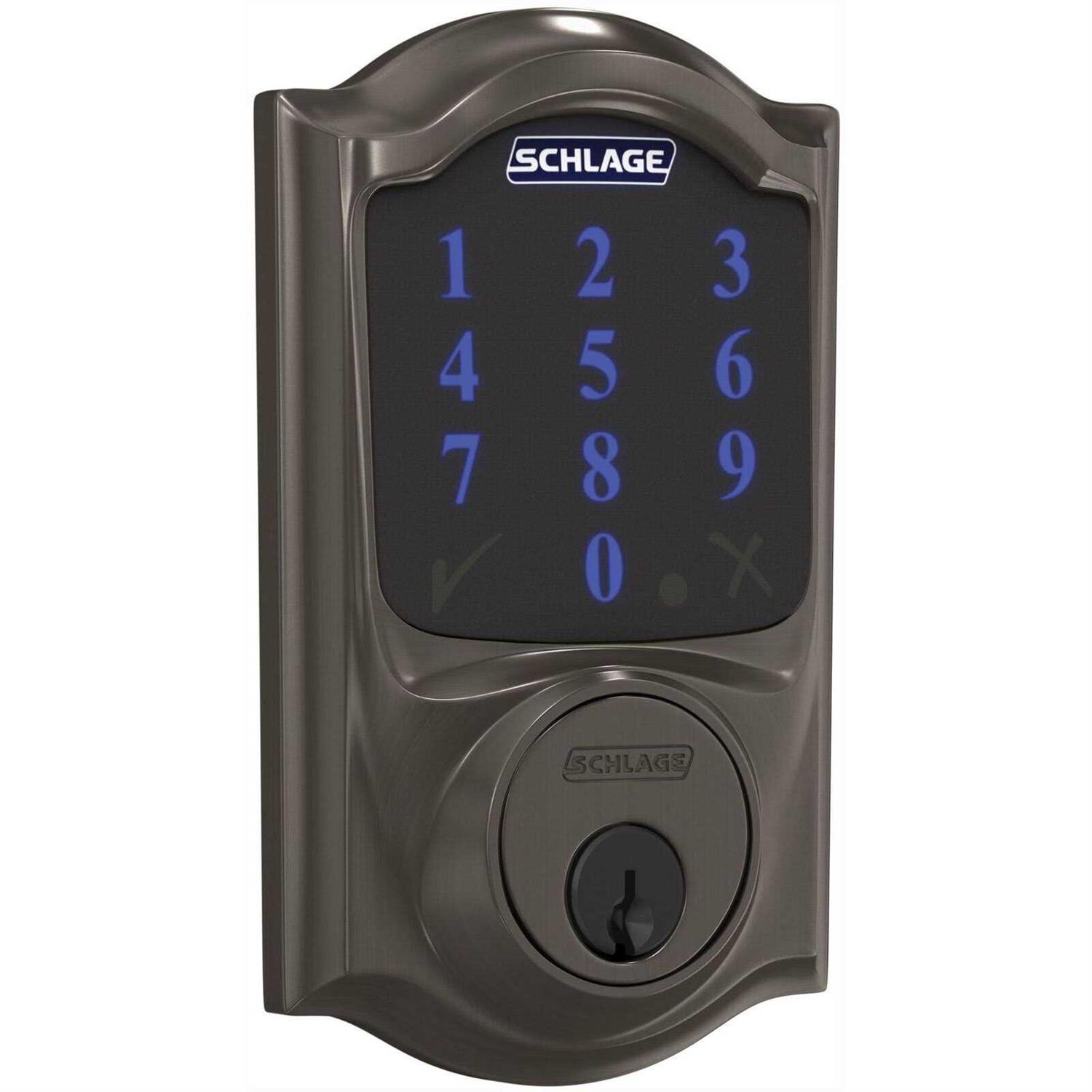 Schlage BE469NX-CAM Connect Camelot Touchscreen Electronic Deadbolt - Cheap Fitting