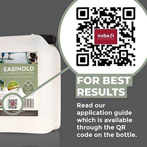 Vuba EASIHOLD Rocks 1.3 Gal Gravel Glue for Pea Gravel, Rock Glue and Mulch Glue in XL Saver Size. Lasts up to 3 Years - Cheap Fitting