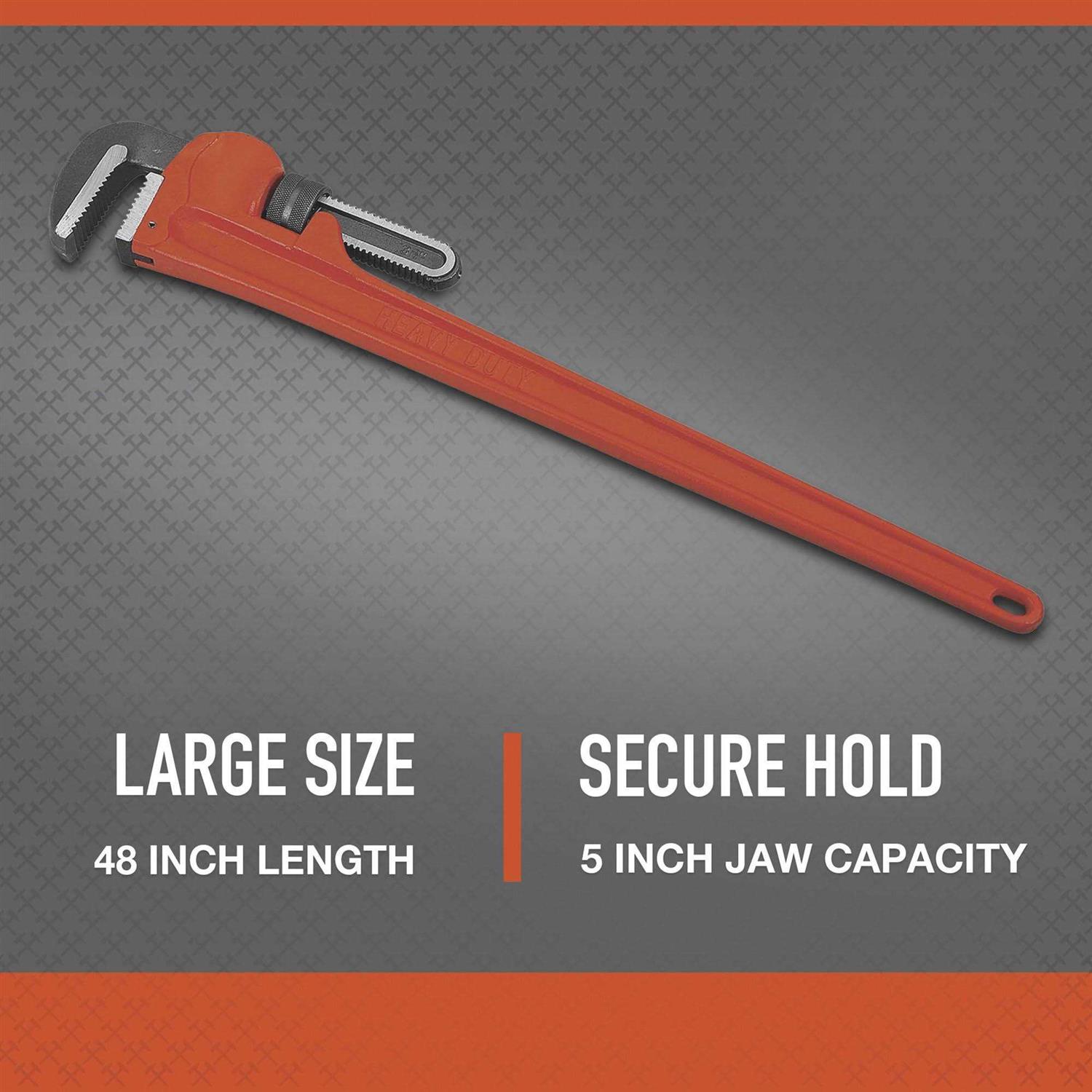 Ironton Jumbo Pipe Wrench - Cheap Fitting