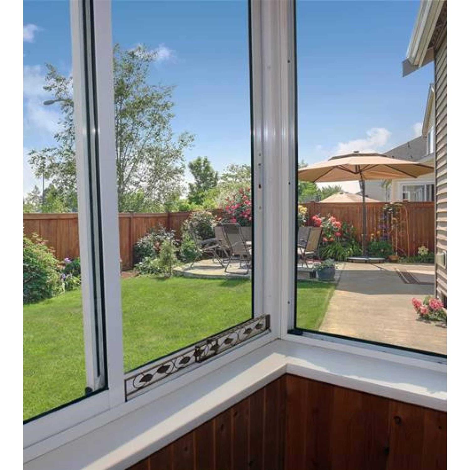 Window Lock Bar Sets Extra Home Security ZB8334S2 - Cheap Fitting