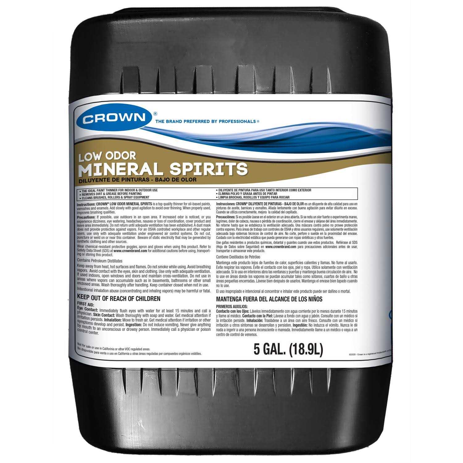 Crown Mineral Spirits 5 gal 1483692 - Cheap Fitting