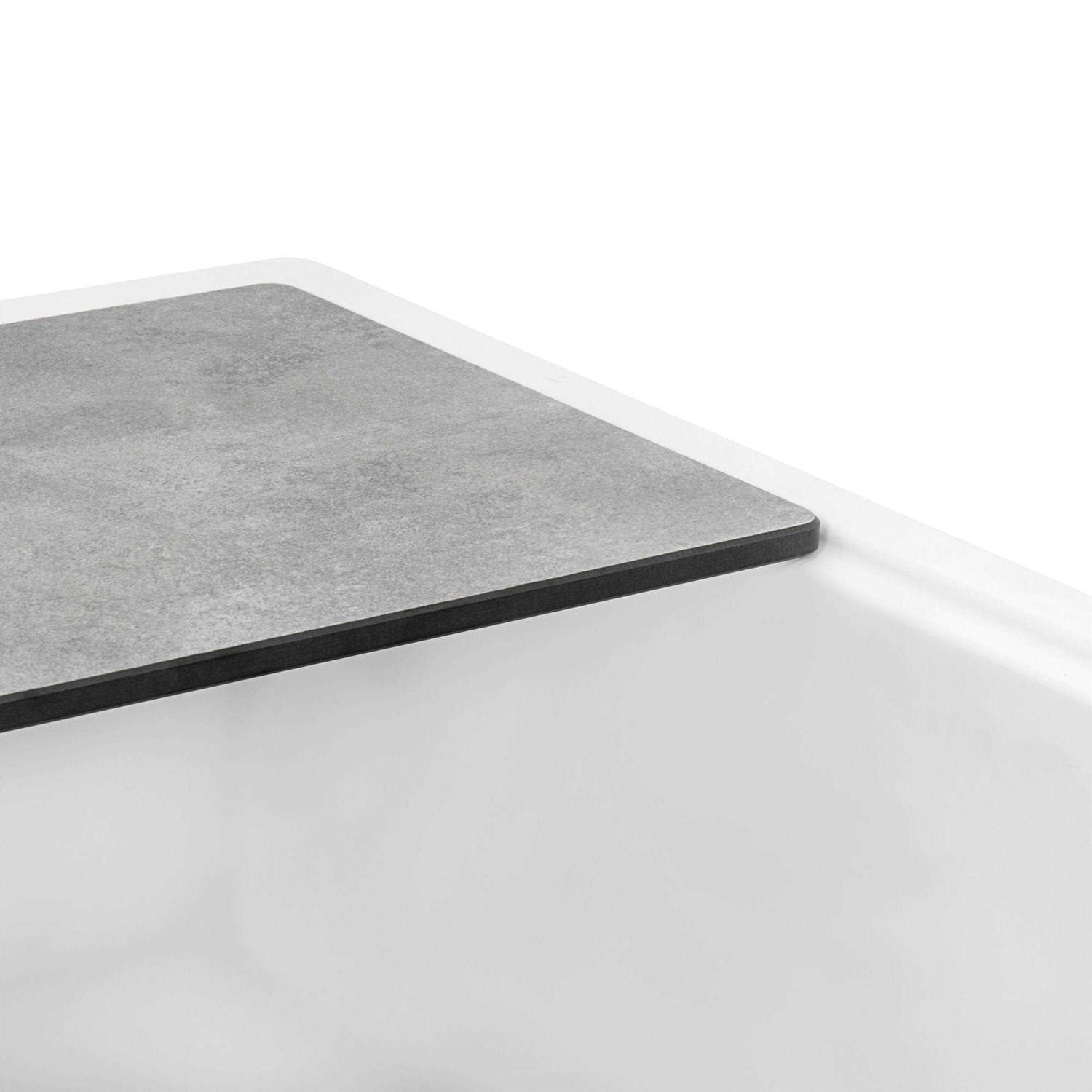 Ruvati 33-inch Granite Composite Workstation Drop-in Topmount Kitchen Sink RVG1302 - Cheap Fitting