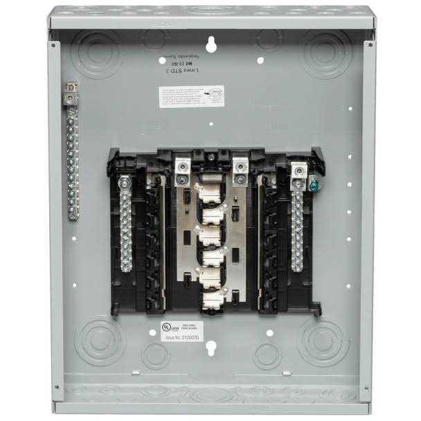 Siemens SN1224L1125 SN Series 125 Amp 12-Space 24-Circuit Indoor Main Lug Plug-On Neutral Load Center - Cheap Fitting