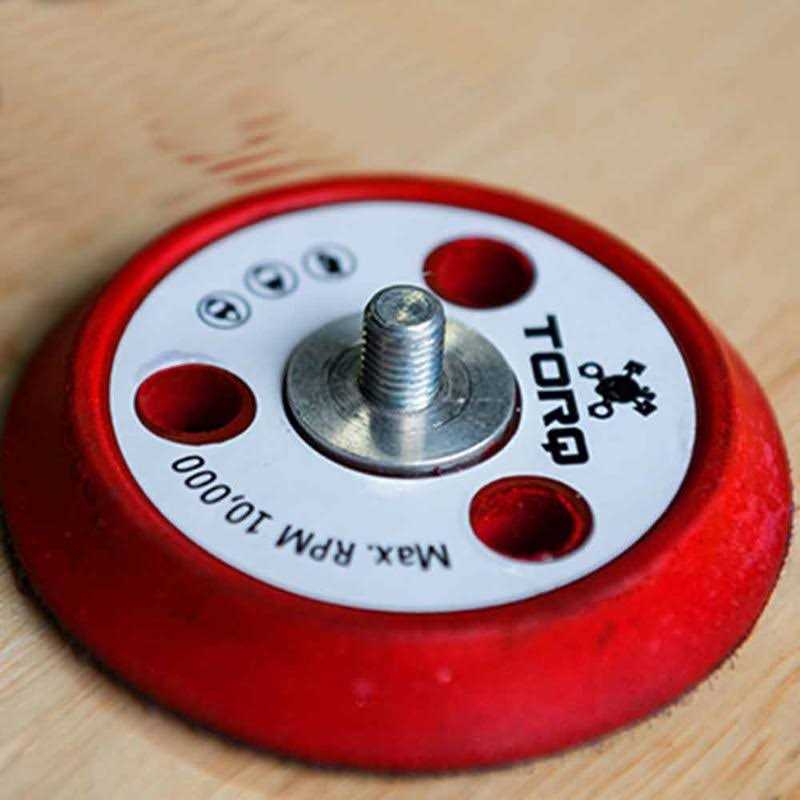 Chemical Guys TORQ R5 Dual-Action Red Backing Plate with Hyper Flex Technology BUFLC_200 - Cheap Fitting