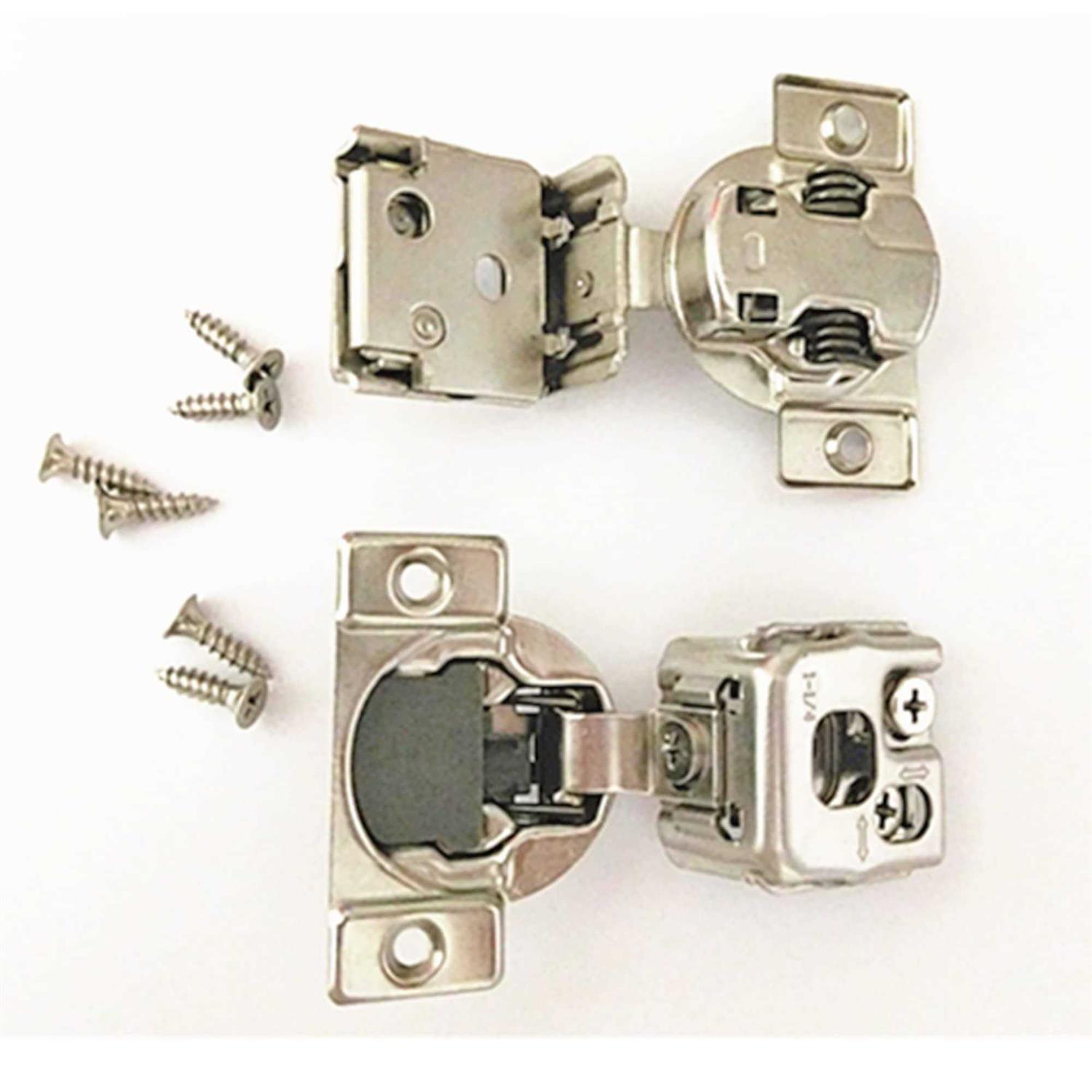 1-1/4 Double Packelysian 2 Piece Soft Close 1-1/4 Overlay cabinet Hinge 105 Degree 6 Ways 3 Cam Adjustment - Cheap Fitting