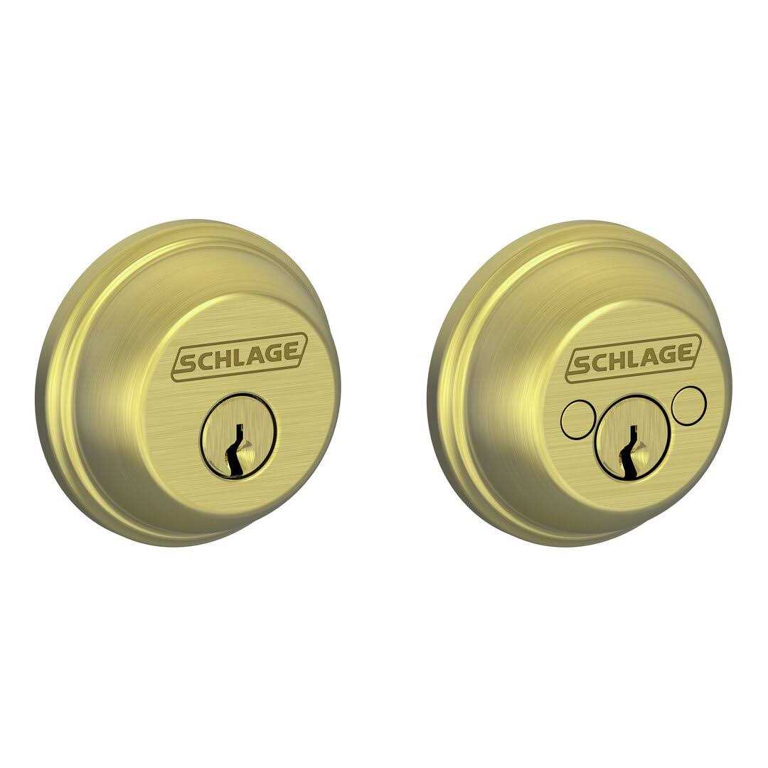 Schlage Double Cylinder Deadbolt - Cheap Fitting