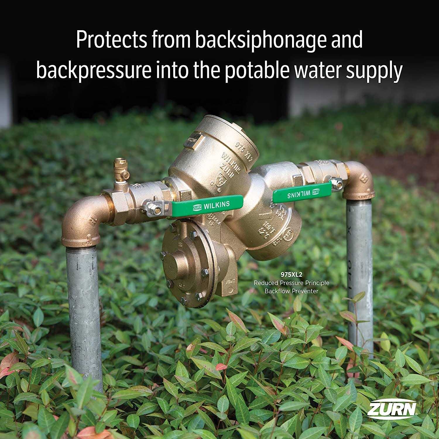Zurn Wilkins 34-975XL2 3/4-Inch Reduced Pressure Backflow Preventer - Cheap Fitting