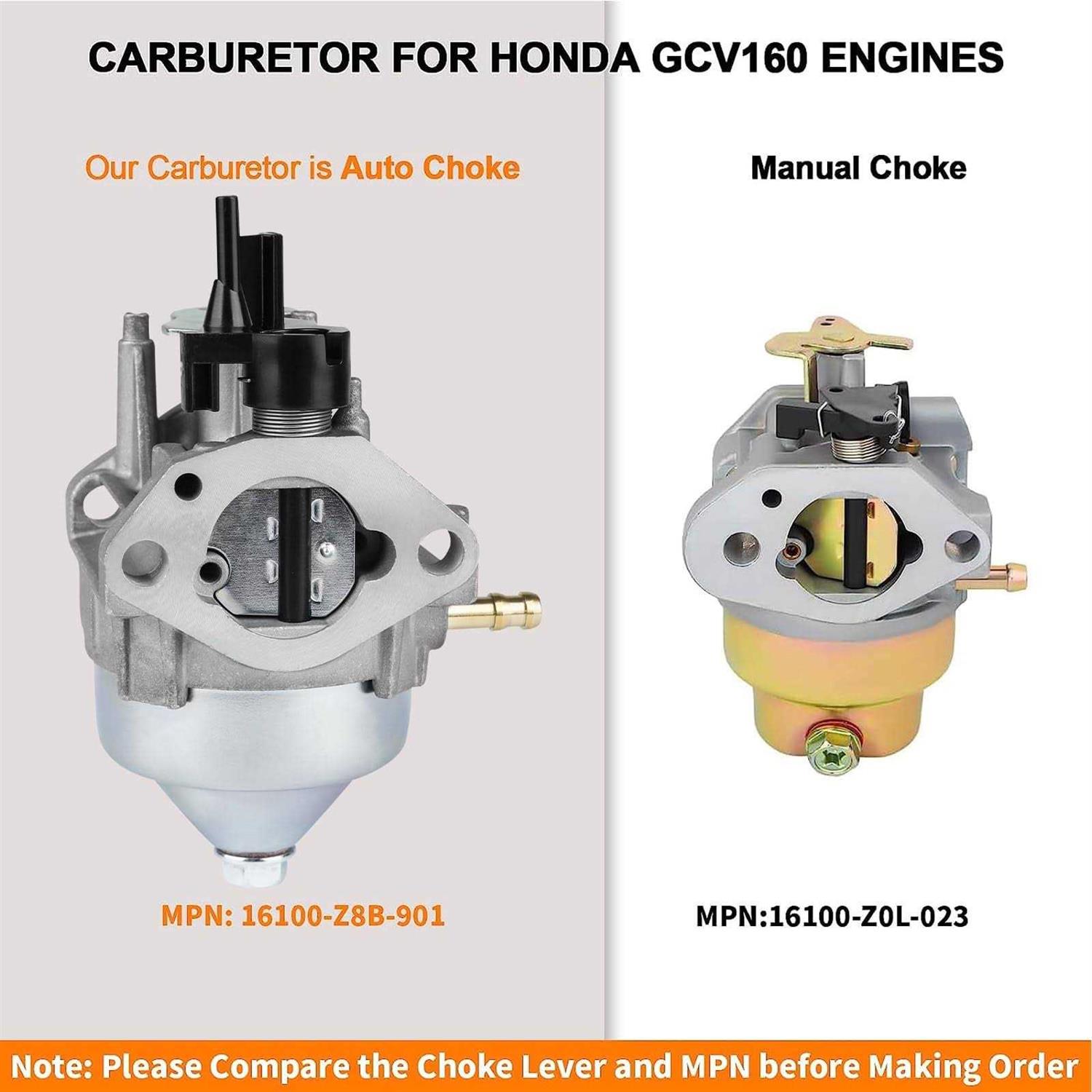 Huztl 16100-Z8B-901 Bb76a A Carburetor for Honda Gcv160 Carburetor fits Specific Hrr216 Engine Lawnmowers - Cheap Fitting