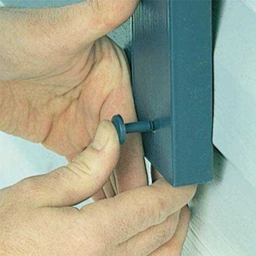 Mid America Vinyl Shutter Lok Fasteners - Cheap Fitting