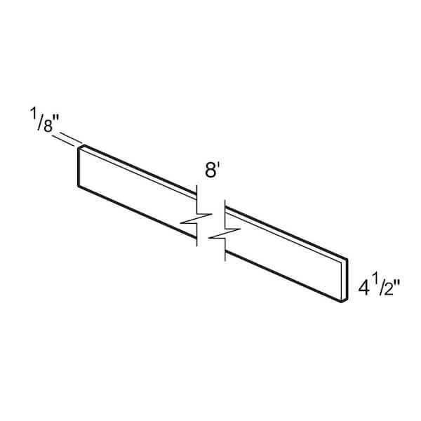 Luxxe Cabinetry Newhaven 4.5-in W x 96-in H x 0.2-in D - Cheap Fitting
