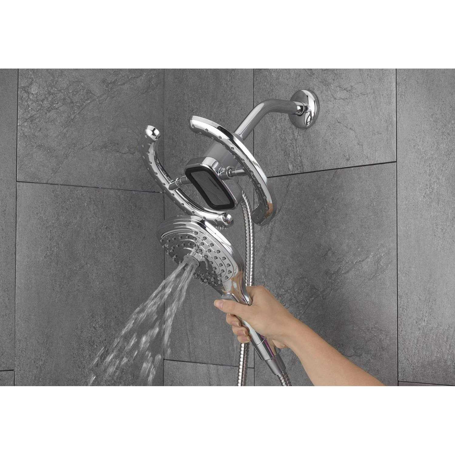 Better Homes & Gardens Chandler 6 Setting Magnetic Combo Shower Head - Cheap Fitting