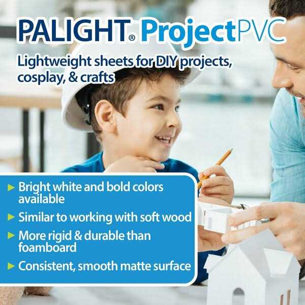 Palight ProjectPVC 24 in. x 0.118 in. Foam PVC Sheet - Cheap Fitting