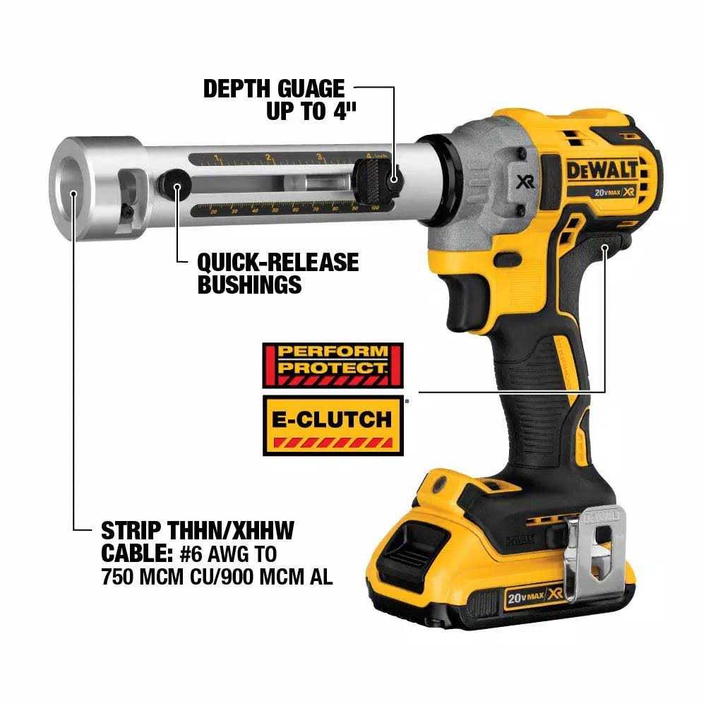 DeWalt DCE151B 20V MAX Cordless Cable Stripper - Cheap Fitting