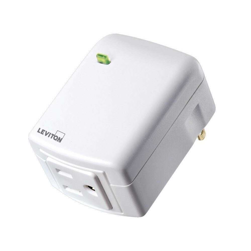 Leviton DZPA1-2BW Decora Smart Plug-In Outlet with Z-Wave Technology - Cheap Fitting