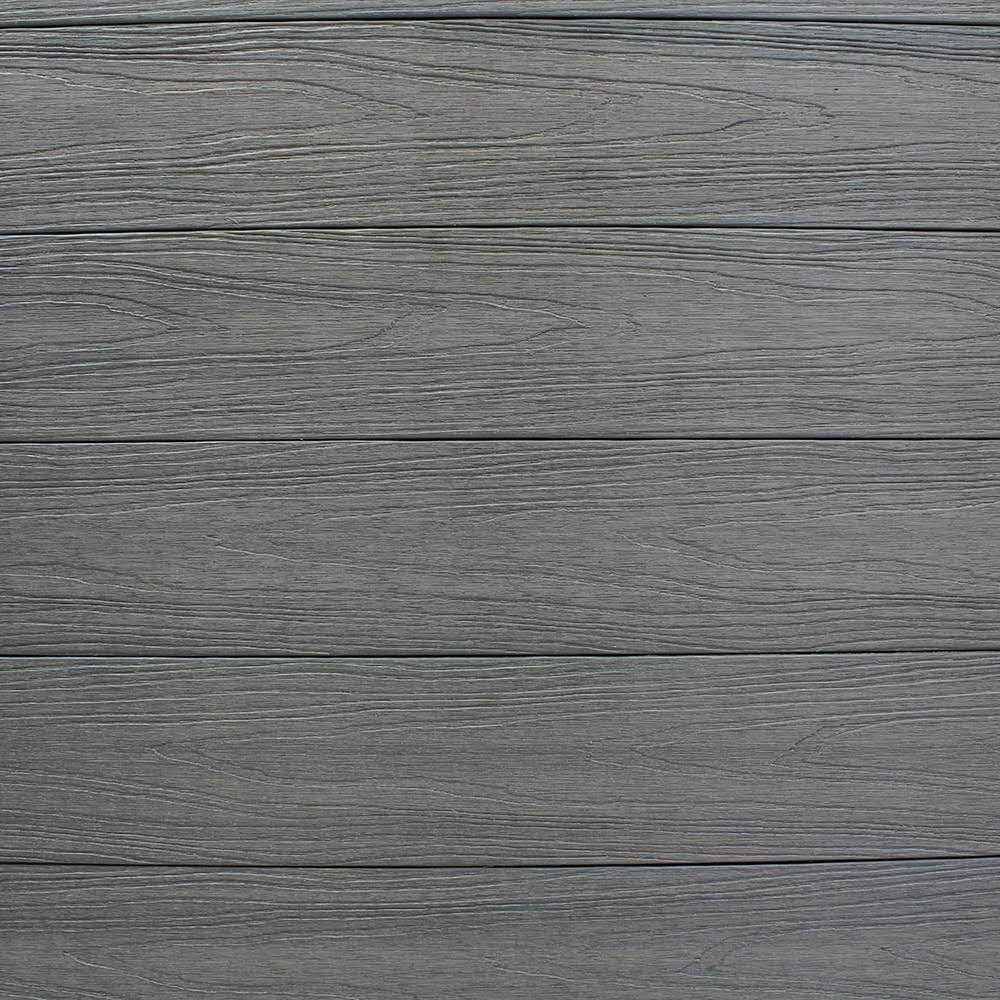 Veranda 0.41 ft. H x 5.91 ft. W Euro Style Oxford Grey Tongue and Groove Composite Fence Board - Cheap Fitting