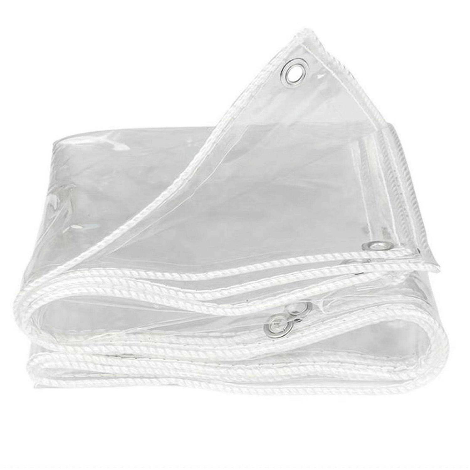 Clear Tarps Heavy Duty Waterproof for Greenhouse Garden Patio - Cheap Fitting
