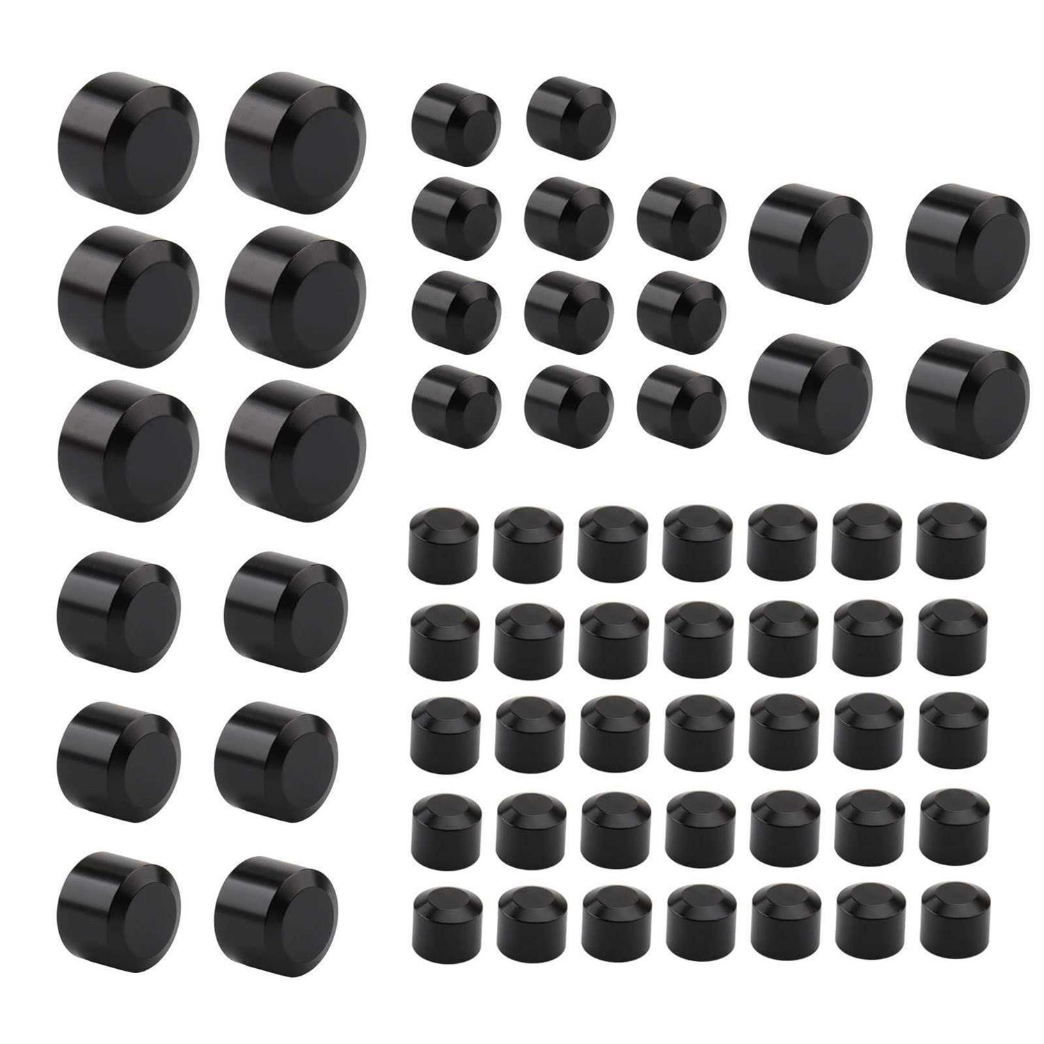 Motorcycle Bolt Covers Head Bolt Toppers Caps Kit for Harley Touring Road King Street Glide Road Glide 2017-2023 Softail 2018-2023 - Cheap Fitting