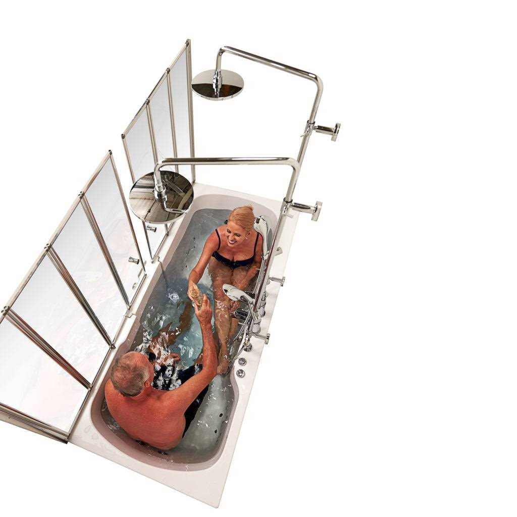 Ella’s Bubbles 4 Fold Shower Screen for Walk In Tubs WBGS4442 - Cheap Fitting