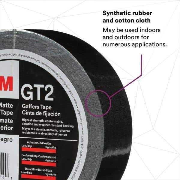 3M Gaffers Cloth Tape GT2 - Cheap Fitting