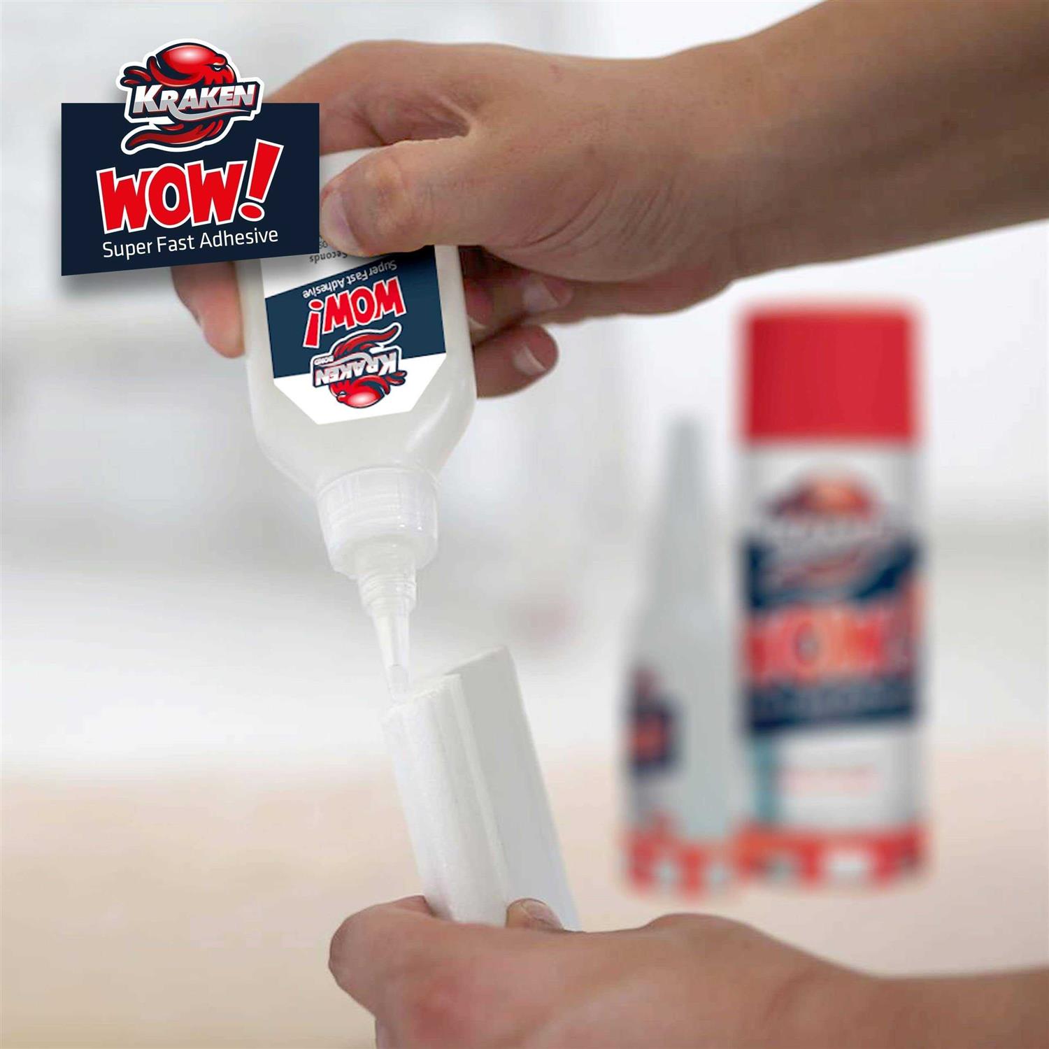 Kraken Bond WOW! CA Glue with Spray Adhesive Activator - Cheap Fitting