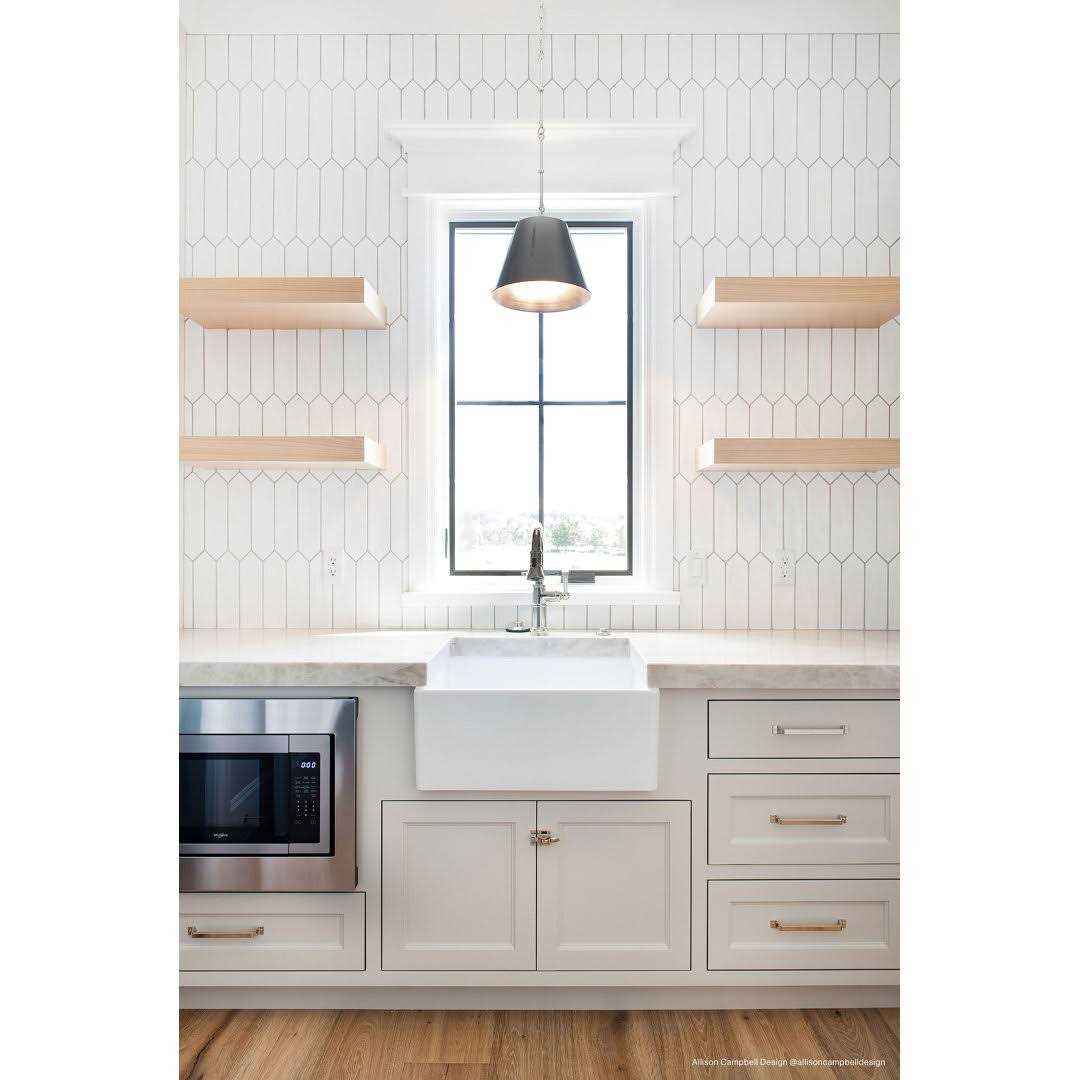 Bedrosians Reine Matte Picket Ceramic Tile 3 x 12 - Cheap Fitting