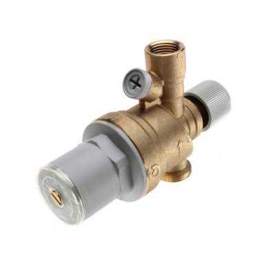 Caleffi 553642A 1/2 NPT Autofill Boiler Feed Valve w/ Pressure Gauge - Cheap Fitting