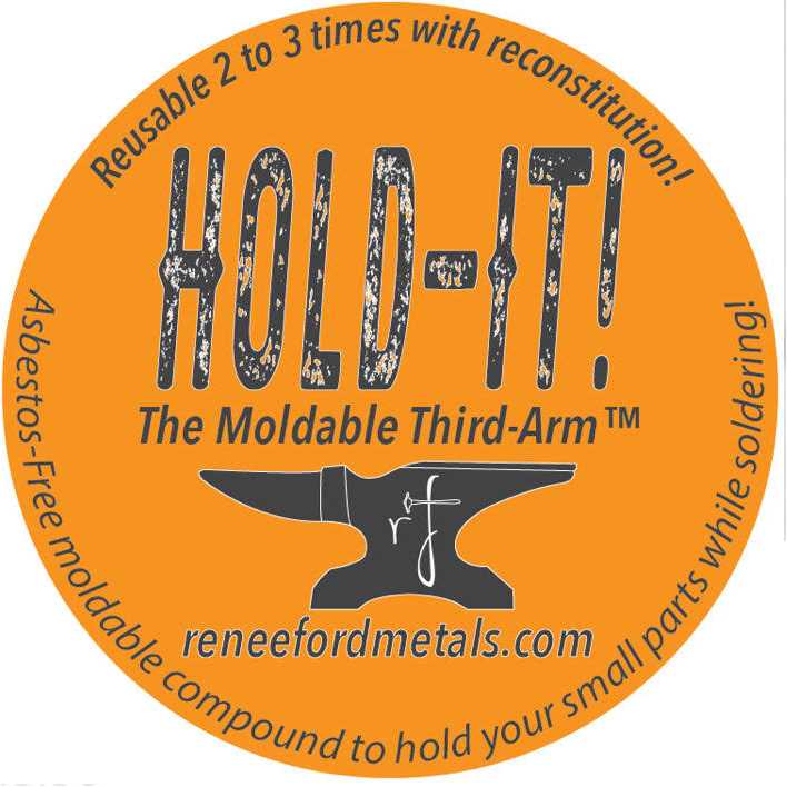 Pepetools Hold-It! The Moldable Third Arm Solder Positioning Clay by Renee Ford Metals - Cheap Fitting