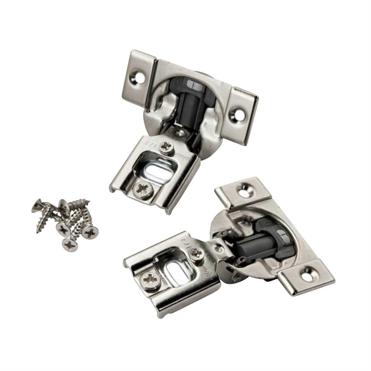 105-degree Compact 38N Series Blumotion 5/8-inch Overlay Screw-On Self-Closing Cabinet Hinge - Cheap Fitting
