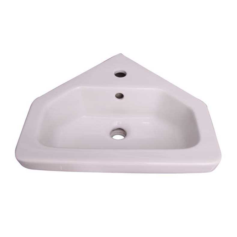 Barclay Resort 3-1091WH Corner Pedestal Basin - Cheap Fitting